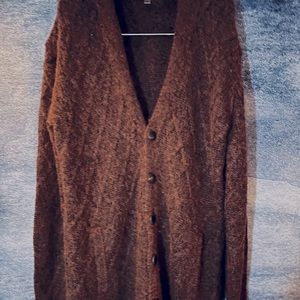 Burgundy John Varvatos Collection Alpaca Knit Sweater Size Medium